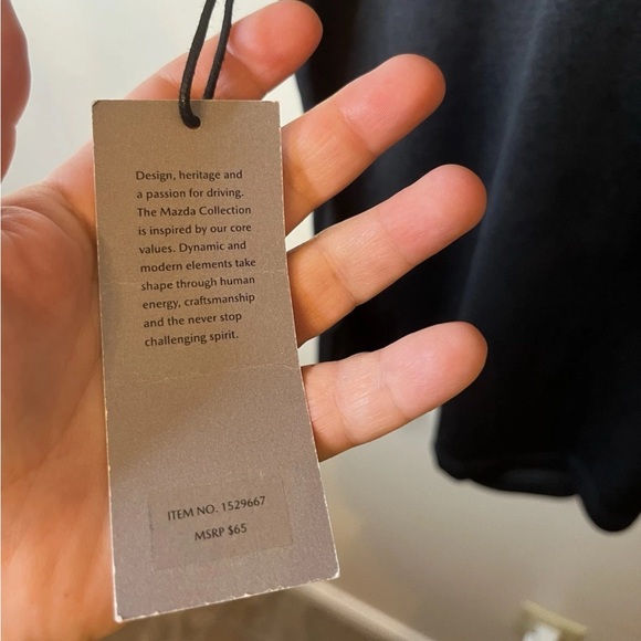 Mazda Men's Dark Gray Short Sleeve Performance Polo Shirt with Logo Size XL NWT - Picture 9 of 9